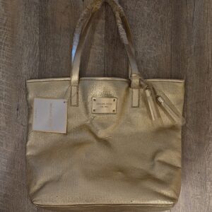 Michael Kors Shimmering Gold Tote
